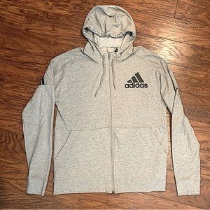 MEN’s Sz L - Adidas Lightweight Zip up. Like New- Never Worn